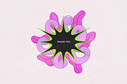 Wavy Flora - Flowers and Shapes, a Decorative Illustration by Leila Divine (Thumbnail 15 of 15)
