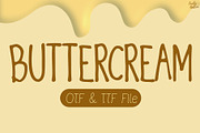 Buttercream | Handwritten Font, a Handwritten Font by LivelyAutumn11.11 (Thumbnail 1 of 5)