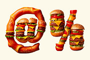 Burger Font, a Sans Serif Font by Handmadefont (Thumbnail 3 of 11)