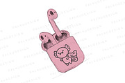 Axolotl Halloween Clipart Set, a Seasonal Illustration by Palau (Thumbnail 5 of 12)