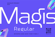 Magis Regular - Modern Sans Serif, a Sans Serif Font by ShowUp! Studio (Thumbnail 1 of 14)
