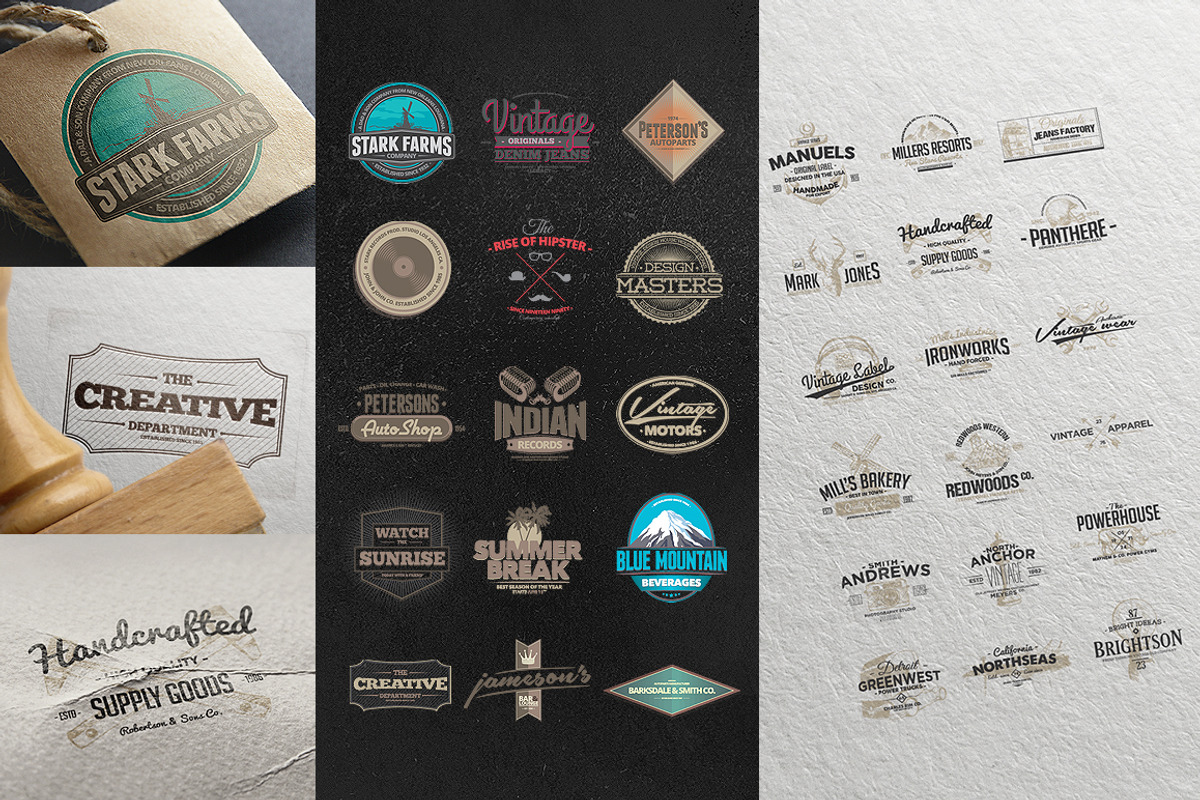 126 Retro Badges, Labels & Crests, a Branding & Logo Template by Graphicdome (Photo 4 of 5)