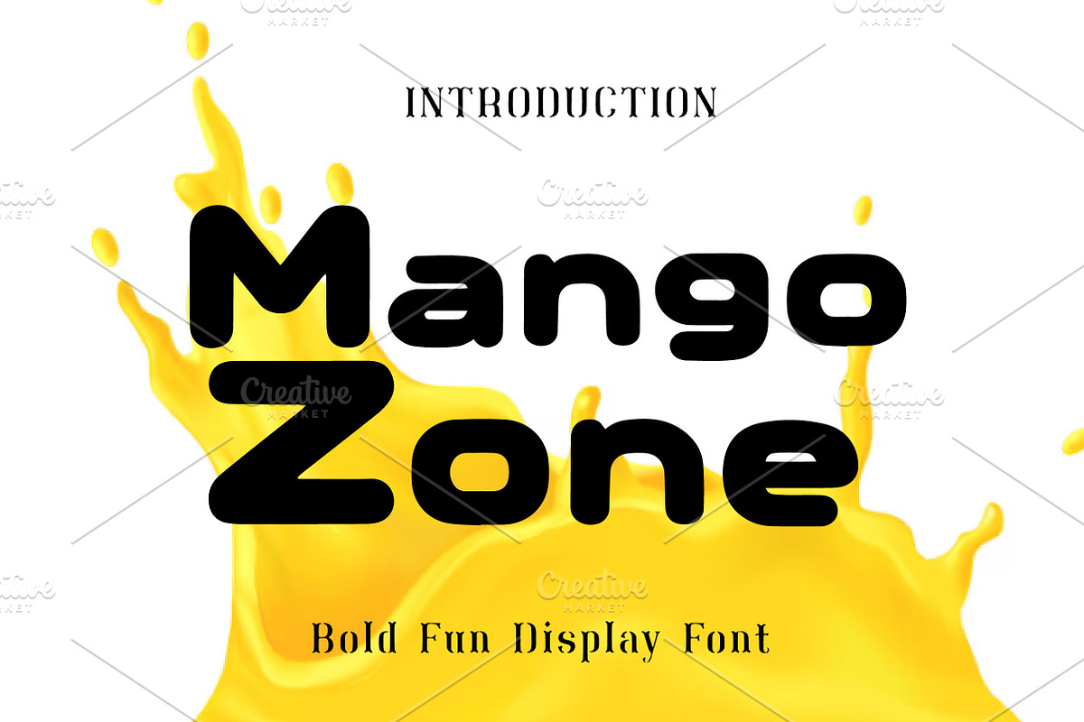 Mango Zone, a Serif Font by Wow Magic (Photo 1 of 3)