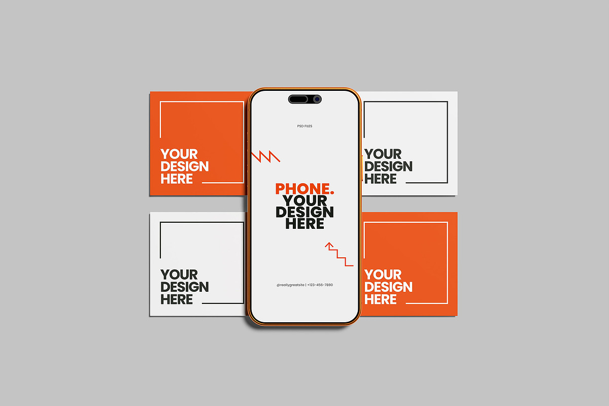 Instagram Post Mockup(Scene Creator), an iPhone Mockup by Graphiculon (Photo 8 of 11)