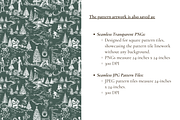 Vintage Christmas Seamless Pattern, a Background Graphic by Hughes Studio (Thumbnail 6 of 8)