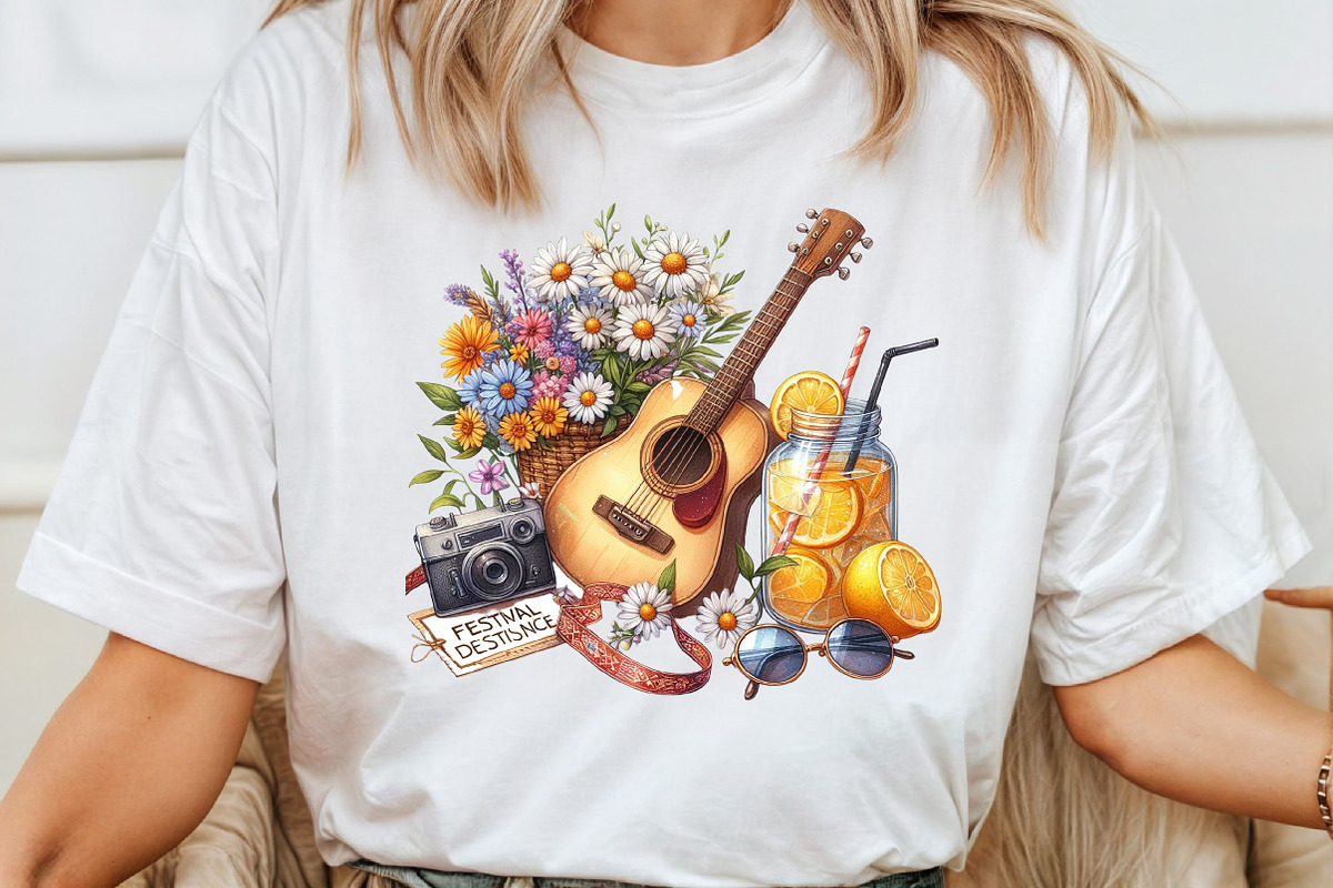 Picnic Party Music Festival Clipart, an Illustration by Pixels.Craft (Photo 7 of 7)