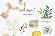 Junk Journal Clipart Collection, an Illustration by Oh Mia Studio (Thumbnail 2 of 5)