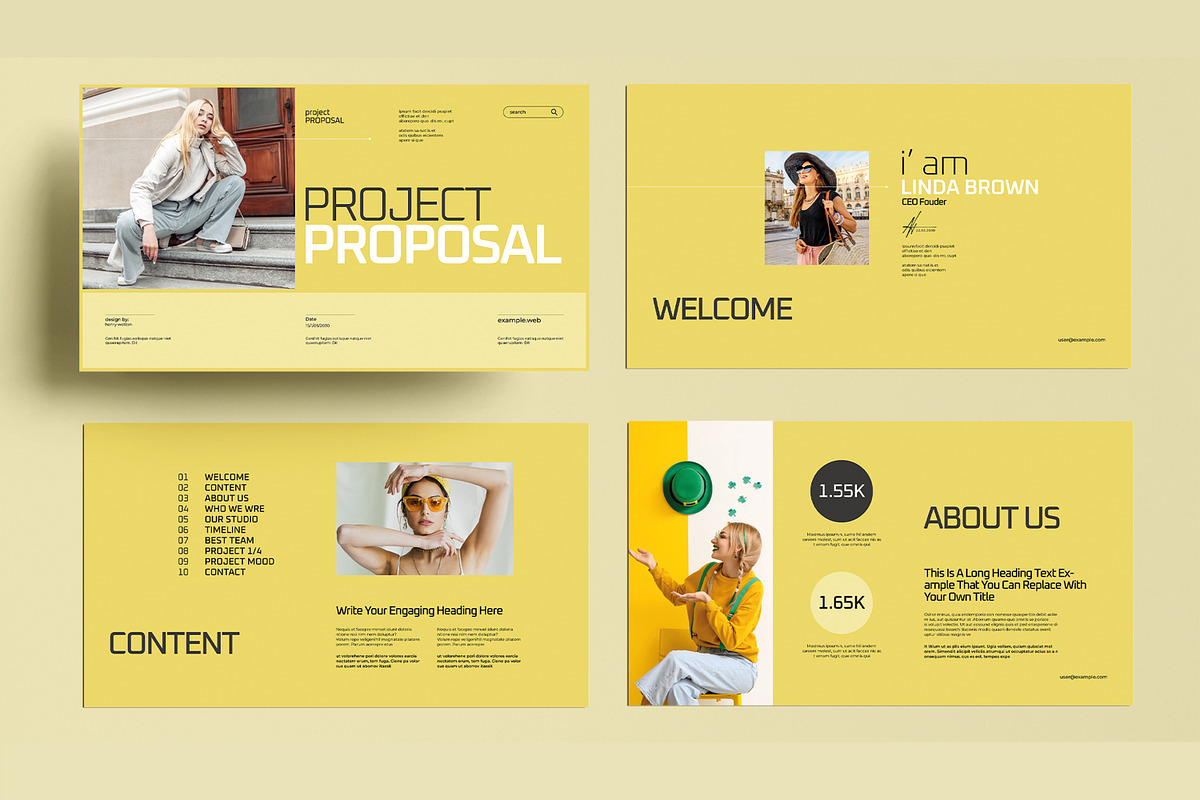 Project proposal Presentation, a Presentation Template by MightyDesign (Photo 2 of 8)