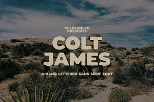 Colt James | Hand Lettered Type