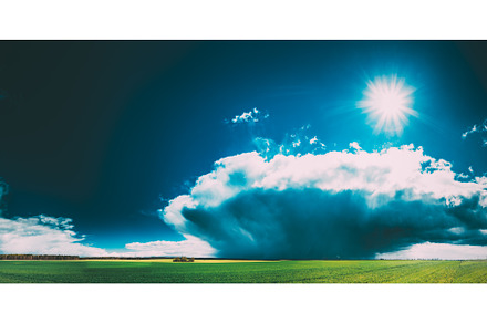 Field Or Meadow Landscape With Green, a Nature Photo by Our Amazing World