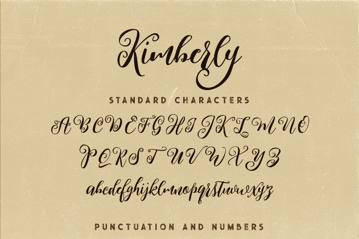 Kimberly Script Font preview 6