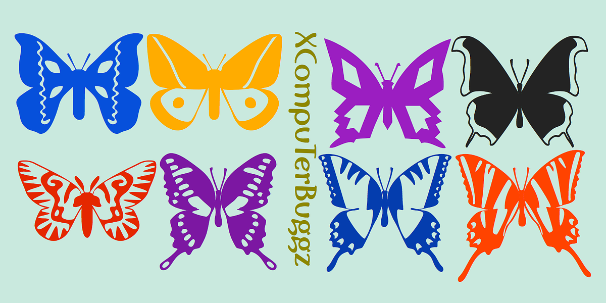 XComputerBuggz, a Symbol Font by Ingrimayne Type (Photo 3 of 5)