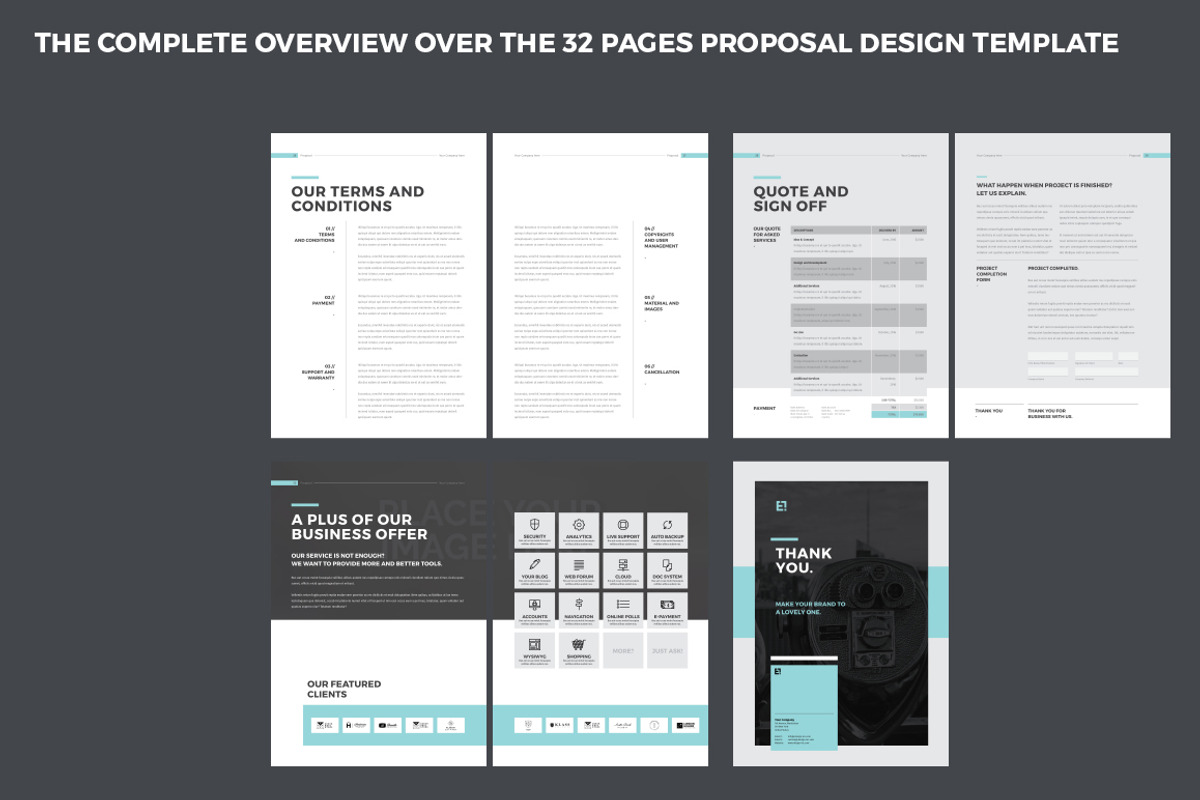 Company Brochure Pack, a Brochure Template by Egotype (Photo 8 of 33)