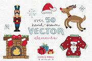 Winter Holiday Christmas Graphics, an Illustration by ILLONA GRAPHICS (Thumbnail 2 of 6)