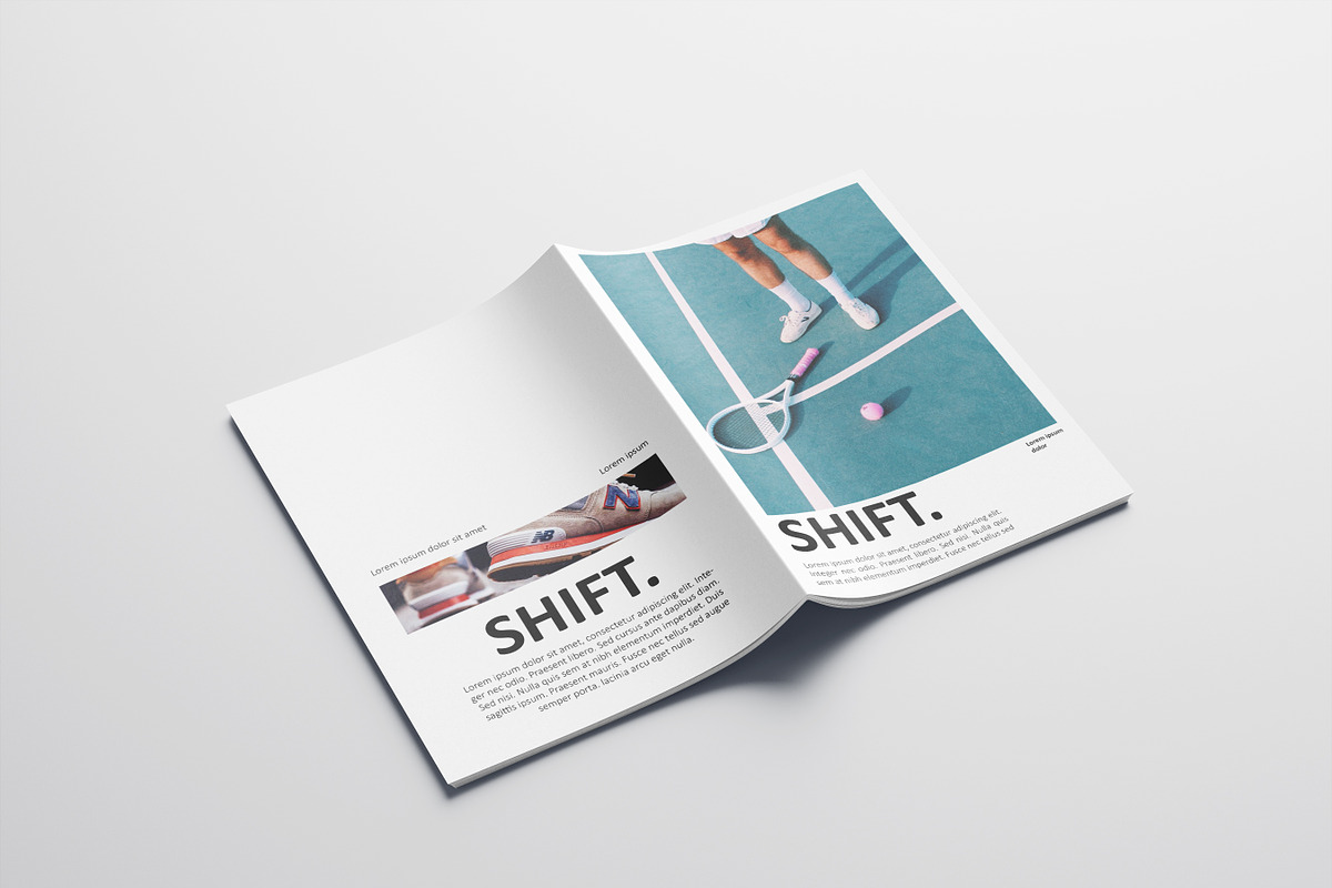 SHIFT Magazine / Ebook Template, a Magazine Template by Ompie Agrino (Photo 2 of 8)