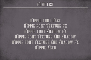 Hippie Modern Label Typeface