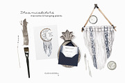 -50% MODERN BOHO: watercolor floral, an Object Graphic by Lana Elanor (Thumbnail 4 of 12)