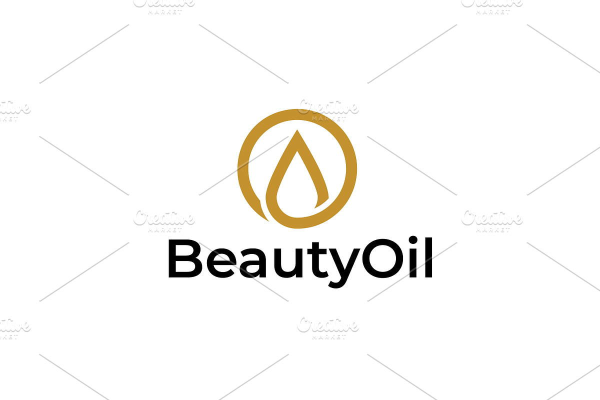 Gold Drop Logo, a Branding & Logo Template by kurostd