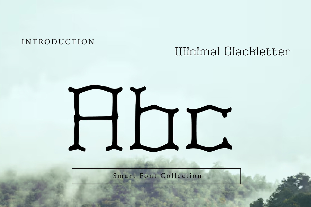 Minimal blackletter, a Handwritten Font by Wow Magic (Photo 2 of 3)