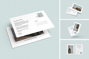 Postcard Mockup, a Card Template by xavier_studio