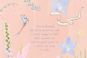 Hand-Painted Pastel Floral Whimsy, a Decorative Illustration by Lana Elanor (Thumbnail 3 of 16)