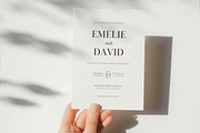 Minimalist Wedding Invitation Card, an Invitation Template by kin9candra (Thumbnail 3 of 8)