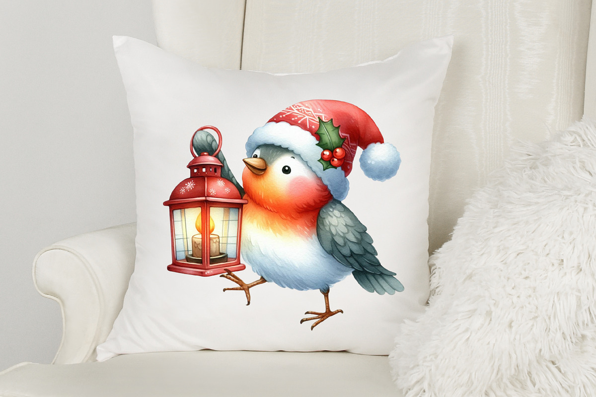 Christmas Funny Birds Sublimation, an Illustration by designcity5 (Photo 5 of 5)