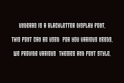 Underaz - Blackletter Font, a Blackletter Font by Iqsiart Studio (Thumbnail 4 of 6)