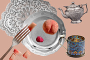 VINTAGE Tea Room Collage, an Object Graphic by Anzhelika (Thumbnail 3 of 11)