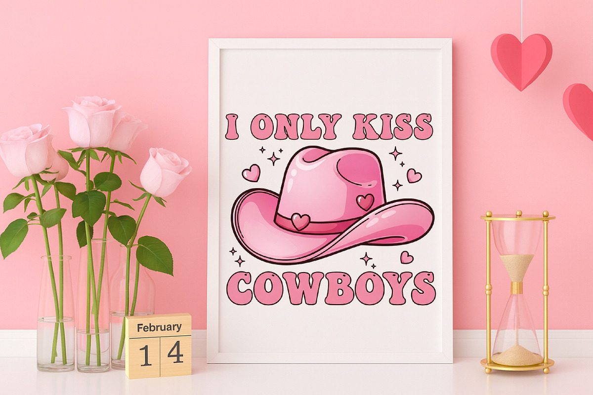 Valentine's Day Png I Only Kiss Cow, an Illustration by Canvas Craft (Photo 6 of 7)