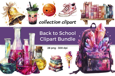 Back to School Clipart Bundle