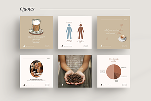 Coffee Shop Instagram Post Templates