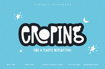 Eroping - Kids & Playful Font, a Sans Serif Font by Iqsiart Studio
