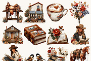 Modern Western Clipart Bundle, a Person Illustration by BusyDaydesign (Thumbnail 2 of 9)