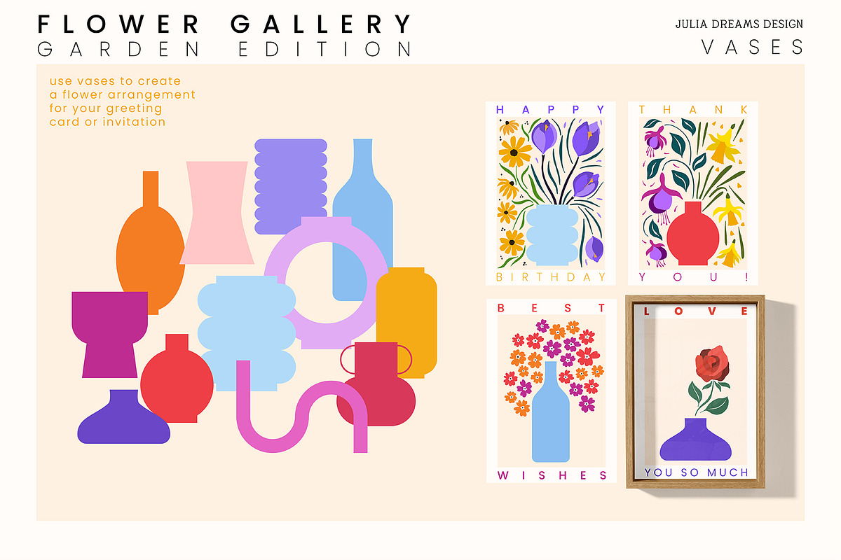 Flower Gallery Garden Edition, a Texture Illustration by Julia Dreams (Photo 6 of 10)