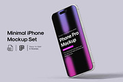 Minimal iPhone Mockup PSD and Figma, an iPhone Mockup by Modern Studio (Thumbnail 1 of 8)