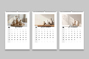 Minimal Art Wall Calendar 2026, a Stationery Template by ContestDesign (Thumbnail 5 of 5)