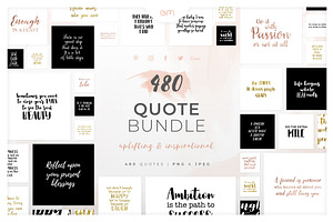 480 Quotes Bundle