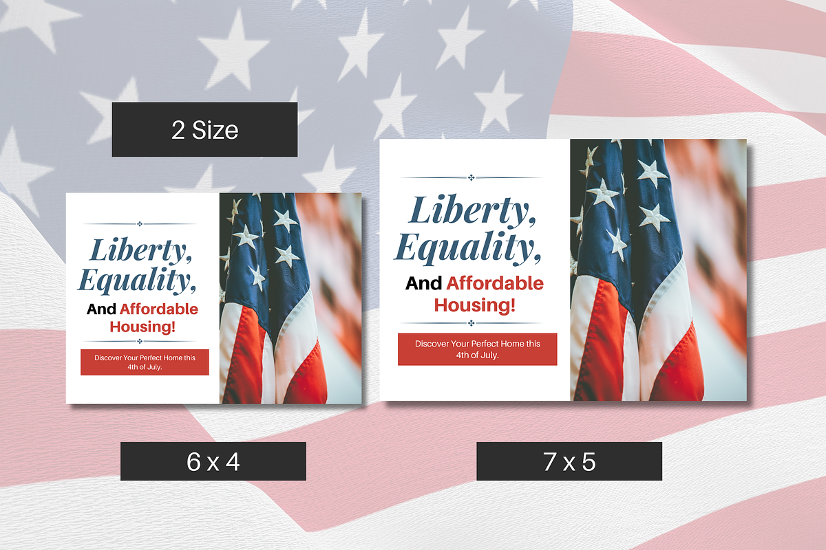 Real Estate Postcard | 4th of July, a Card Template by Modernastic - Canva (Photo 2 of 3)