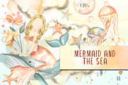 Mermaid and The Sea, an Animal Illustration by Rachel Art Studio (Thumbnail 1 of 10)