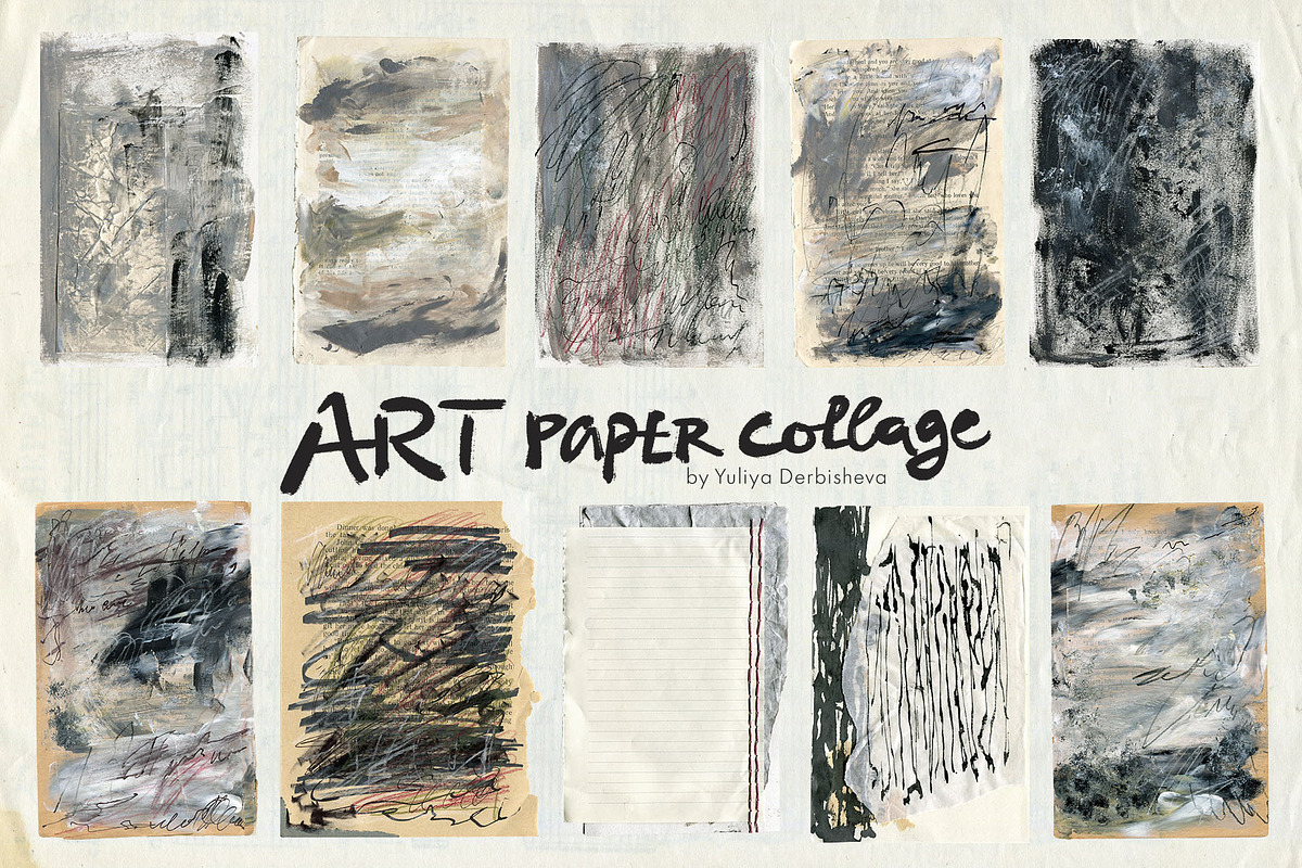 Art Paper collage element scraps, an Object Graphic by Yuliya Derbisheva (Photo 4 of 15)