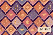 Leo Luxe - Pattern and Illustrations, a Pattern Graphic by Dina Mae (Thumbnail 4 of 11)
