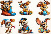 Funny Dog Clipart Bundle, an Illustration by DreamCafeArt (Thumbnail 5 of 8)