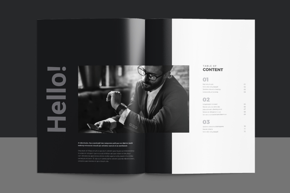 Company Profile Brochure, a Brochure Template by DesignJanala (Photo 3 of 10)