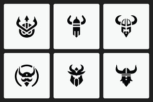 Viking Warrior Icons Bundle, a Solid Icon by Vectorium Studio