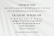 ET Begin Movalo - Modern Serif, a Serif Font by Eternity Studio (Thumbnail 8 of 10)