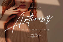 Artinosy an Elegant Handwritten Font