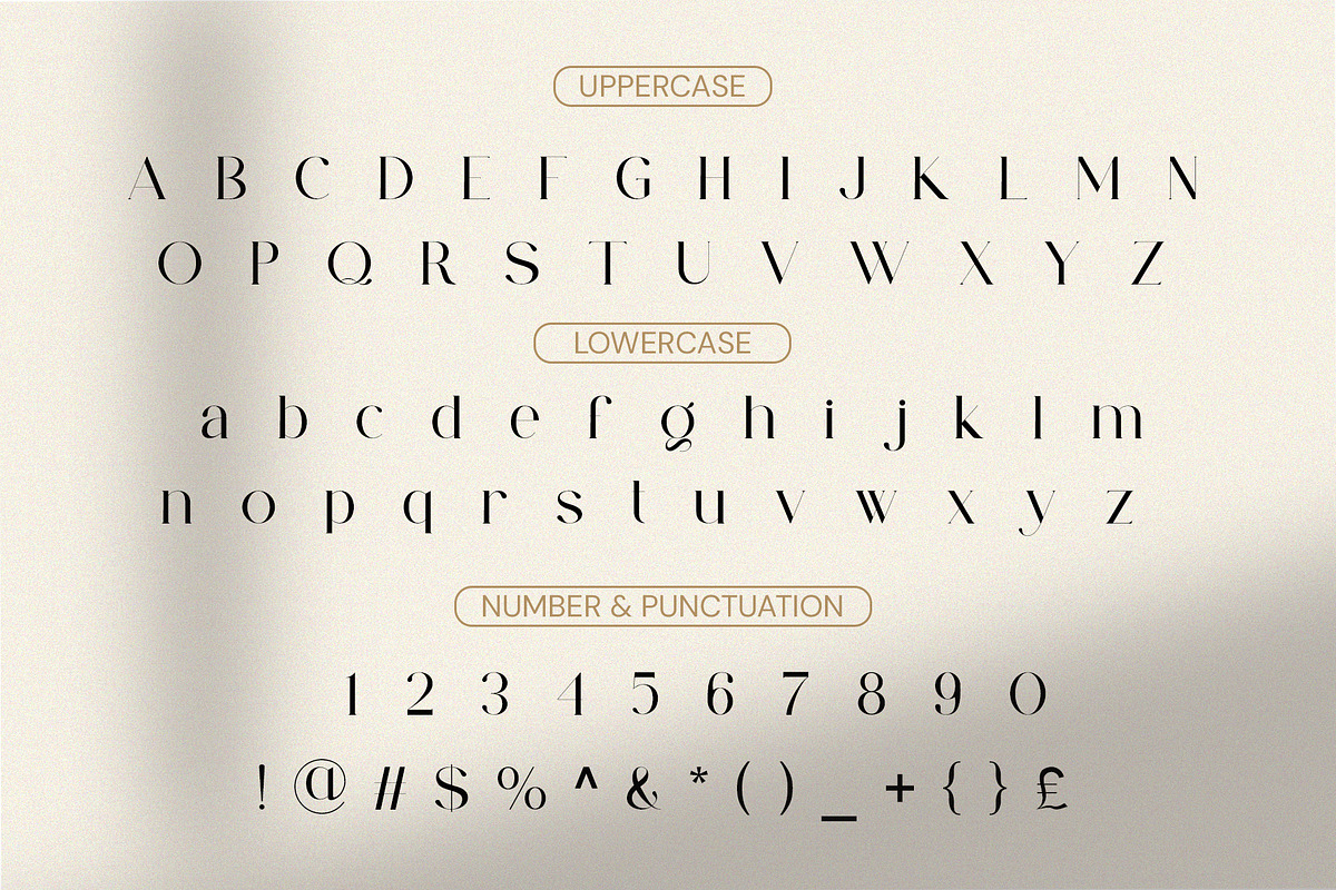 Baginda - Modern Ligature Typeface, a Serif Font by BOOSH Studio (Photo 10 of 14)