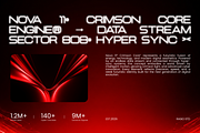 Velunars Modern Tech Futuristic Font, a Sans Serif Font by Rasio Studio (Thumbnail 5 of 9)