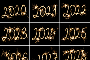 Christmas Sparklers photo overlyas, an Object Graphic by BrownLeopard (Thumbnail 3 of 10)